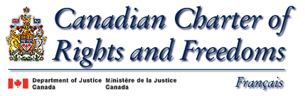 Canadian charter of rights and freedoms